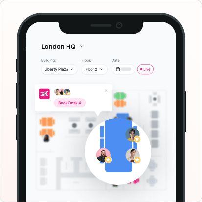 See what Desks are available and make your booking